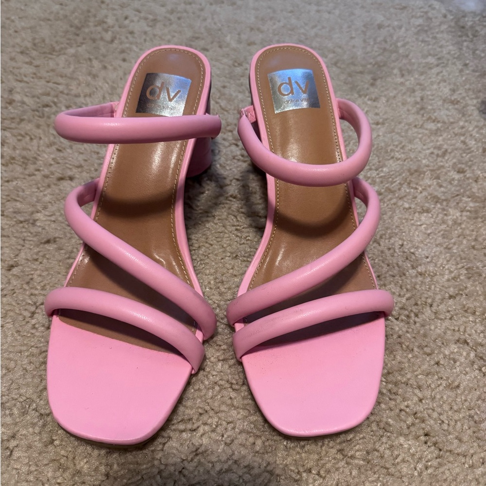 DV by Dolce Vita Pink Strappy Heels